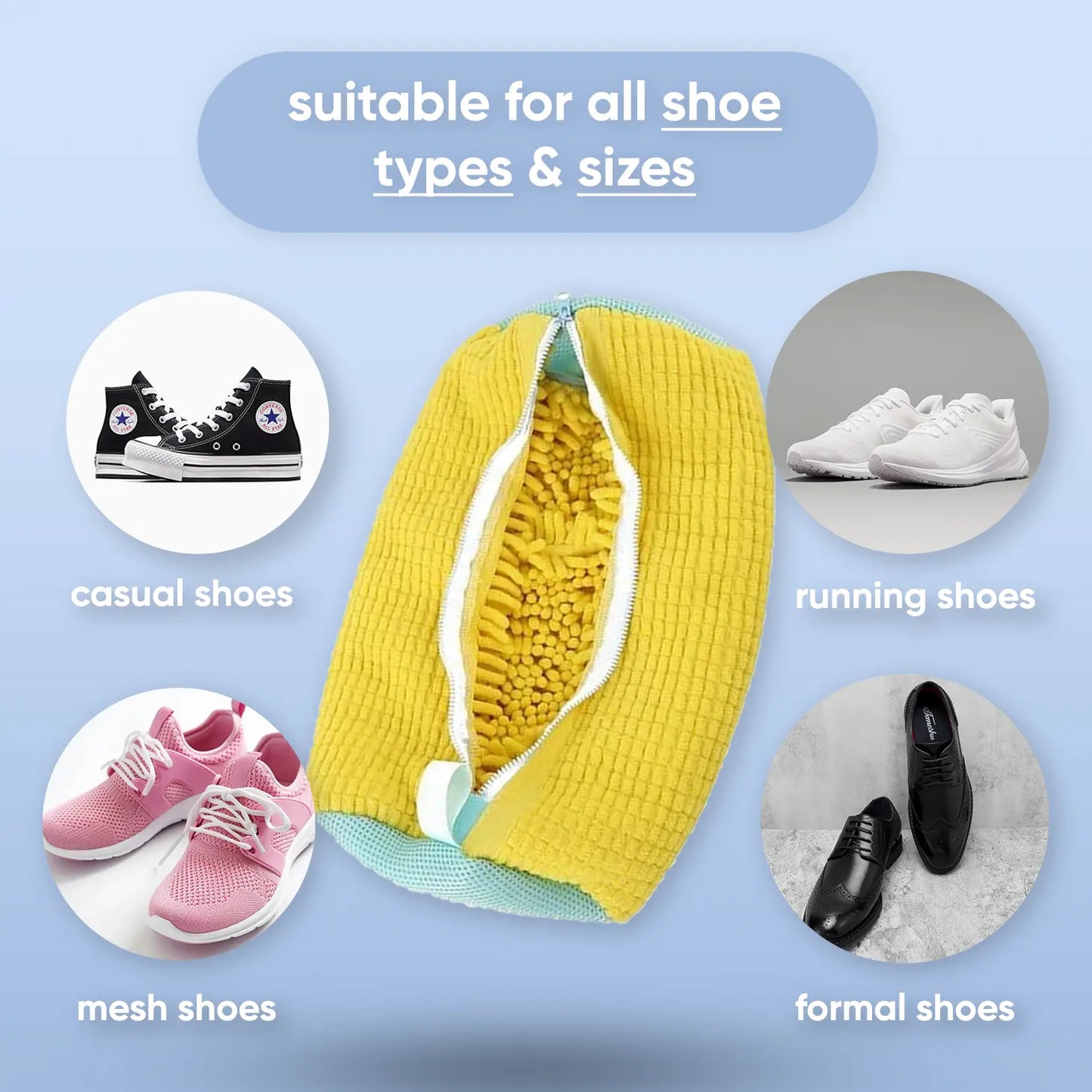 ShoeMate™ - Laundry Shoe Bag